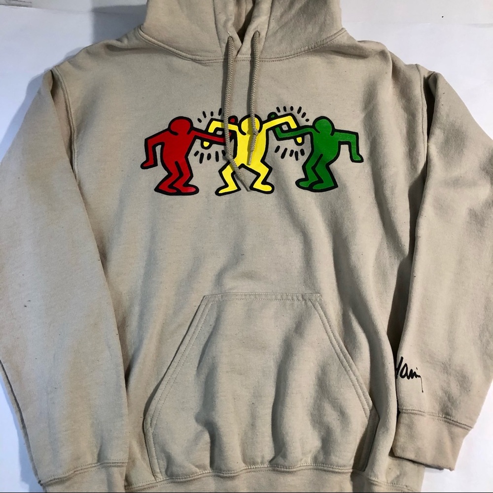 Keith Haring Vintage Style Hoodie